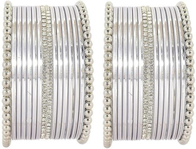 NMII Metal Zircon Bangle Set(Pack of 32)