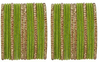 DONERIA Metal Zircon Bangle Set(Pack of 36)