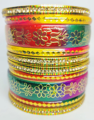 Ladiesstop Lac Bangle Set(Pack of 10)