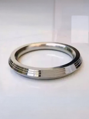 HARSHIT ENT Stainless Steel Silver Kada