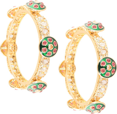 STYOLLO Metal Zircon Kada(Pack of 2)