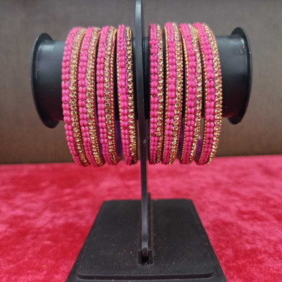 SVT Glass Rhinestone Kada(Pack of 4)