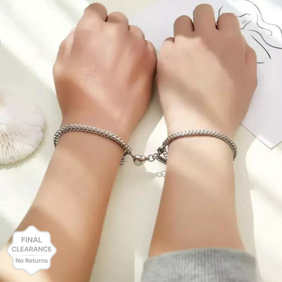 ruby collection Stainless Steel Sterling Silver Bracelet
