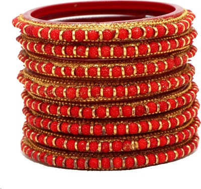 RADHA MOHAN EMPIRE Glass Bangle Set(Pack of 8)