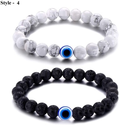 Aanya Jewels Stone Beads, Crystal Bracelet(Pack of 2)