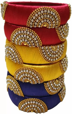 AVCRAFT Alloy Bangle Set(Pack of 6)