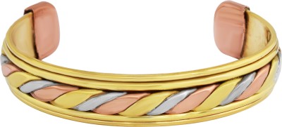 Dzinetrendz Brass Gold-plated Cuff