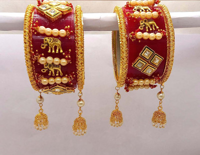 CHURA KING Plastic, Alloy Bangle Set(Pack of 6)