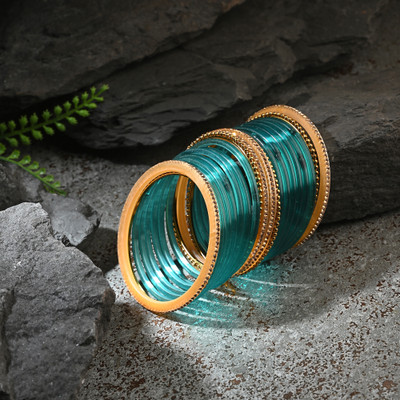 Somil Glass, Plastic Bangle Set(Pack of 2)