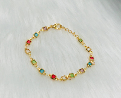 DIMIKI Alloy Ruby Gold-plated Bracelet