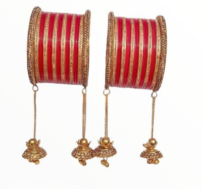 SHOPNADE Plastic Zircon Bangle Set(Pack of 26)
