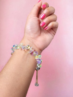 Keshavi Stainless Steel Beads Bracelet