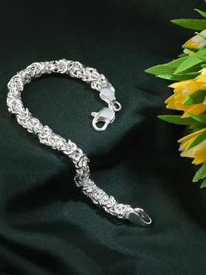 Gvlv Alloy Silver Coated Bracelet