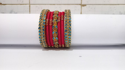 Savitha Creations Plastic Bangle Set(Pack of 6)