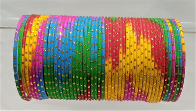 Rudra Alloy Enamel Bangle Set(Pack of 48)