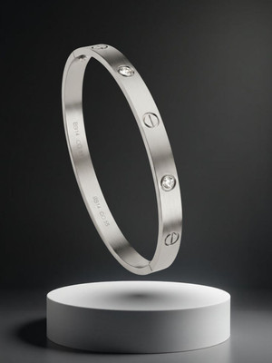 KIVORA Alloy Cubic Zirconia Kada