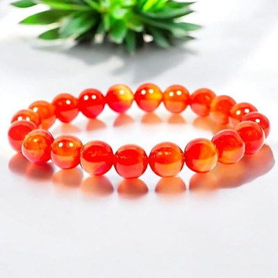 MIRAN AGATE Crystal, Red Beads Bracelet