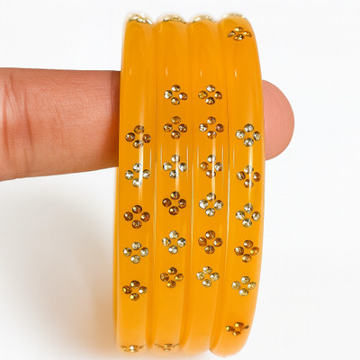 Mars And Venus Plastic Bangle Set(Pack of 4)