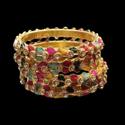 Shri Shyam Creation Brass Bangle Set(Pack of 4)