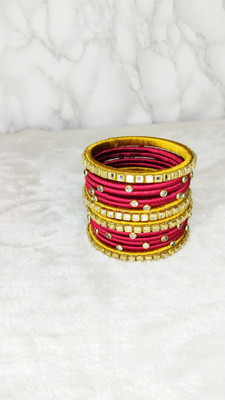 Nimi Creations Metal Bangle Set(Pack of 10)