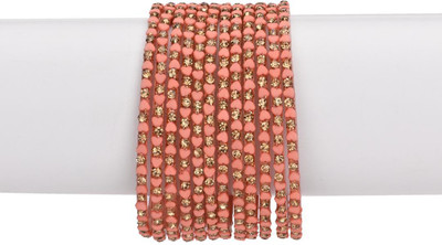 AFAST Glass Beads Bangle(Pack of 10)
