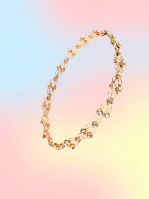 KIVORA Alloy Cubic Zirconia Bracelet