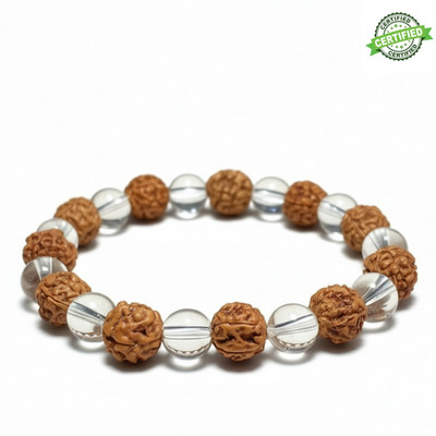 Jaishreeshyamaa Rudraksha, Glass Crystal Bracelet