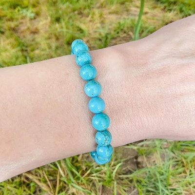 VIBESLE Crystal Beads Charm Bracelet