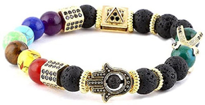 Swara Agate Stone Crystal Bracelet