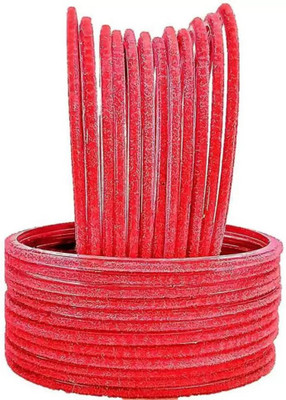 RADHA MOHAN EMPIRE Fabric, Glass Bangle Set(Pack of 24)