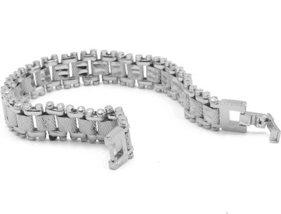 Aksha Collection Sterling Silver, Stainless Steel Sterling Silver Bracelet