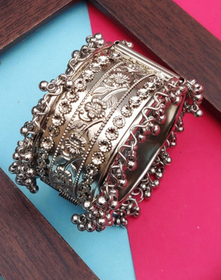 PRASUB Alloy Beads Silver Coated Bracelet