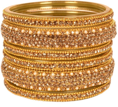 Metamo Glass Bangle Set(Pack of 6)