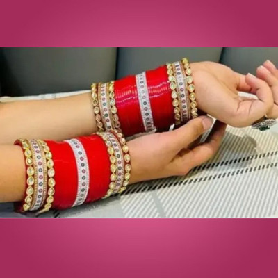 shivaay traders Plastic Cubic Zirconia Chudas(Pack of 2)