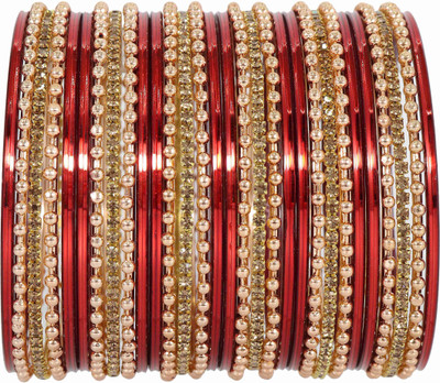 NMII Metal Gold-plated Bangle Set(Pack of 30)