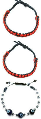 KINGSTYLEIMPEX Plastic Charm Bracelet(Pack of 3)