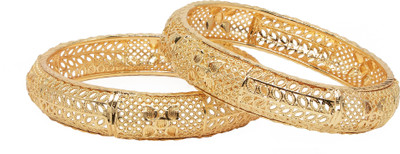 Manikya Brass Gold-plated Bangle(Pack of 2)
