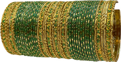 PAHAL ENTERPRISESS Metal Bangle Set(Pack of 10)
