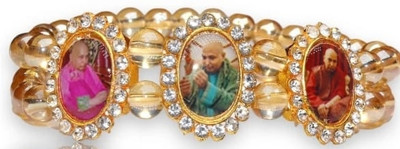 GURU JI CREATION Stone, Rose Quartz, Crystal, Plastic Bracelet