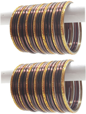 YUVI ENTERPRISES Glass Bangle Set(Pack of 10)