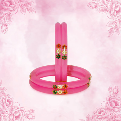 LUV FASHION Plastic Bangle(Pack of 4)