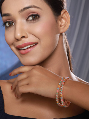 AATMANA Alloy Bangle Set(Pack of 4)