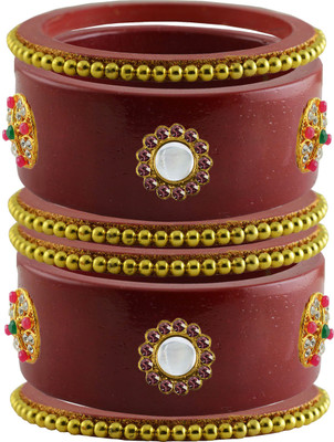 maya fashion Brass Bangle Set