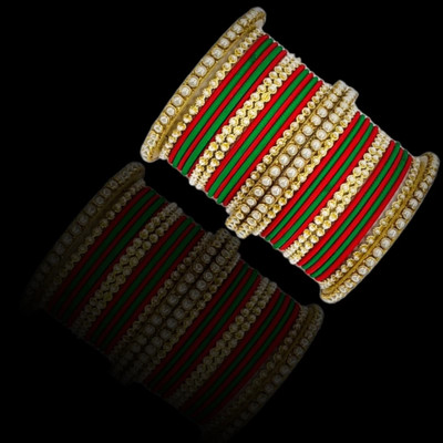 RENOY Metal Bangle Set(Pack of 2)