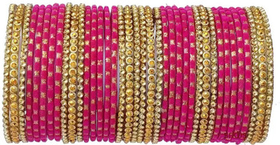 DURGANSH Glass Bangle Set(Pack of 38)