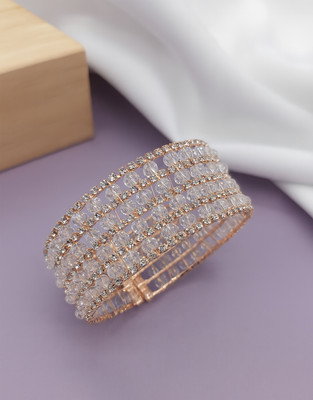 shankhraj mall Metal Diamond Silver Bracelet