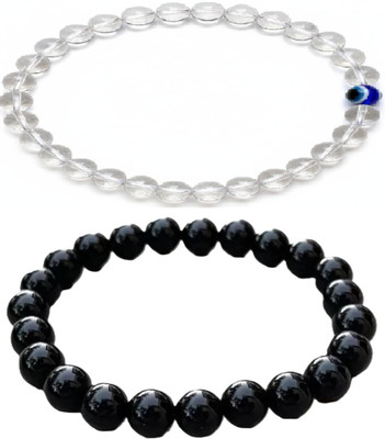 IKONKARR Brass, Stone, Crystal, Plastic Bracelet(Pack of 2)