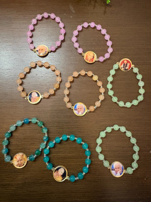 Addlittlewater Crystal Charm Bracelet(Pack of 8)