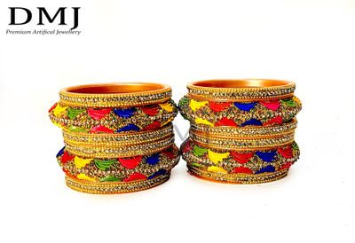 DMJ Plastic Bangle Set(Pack of 10)
