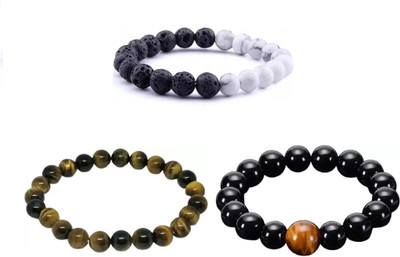 DIVINE SOUVENIRS Stone Bracelet(Pack of 3)